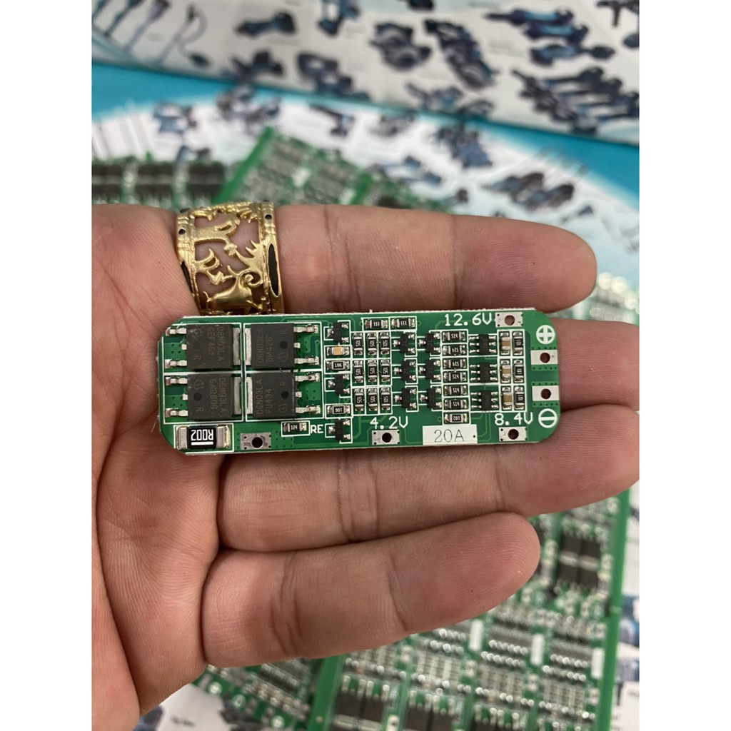 Mạch 3S 12.6V - 20A Auto Recovery, sạc và bảo vệ pin Li-ion 3.7V.