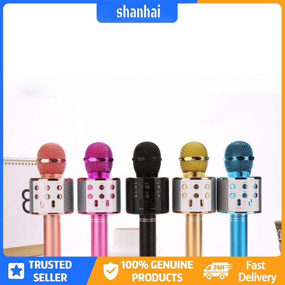 Điện thoại di động Karaoke Palm Ktv Bộ ngưng tụ không dây Micrô Karaoke trực tiếp | BigBuy360 - bigbuy360.vn