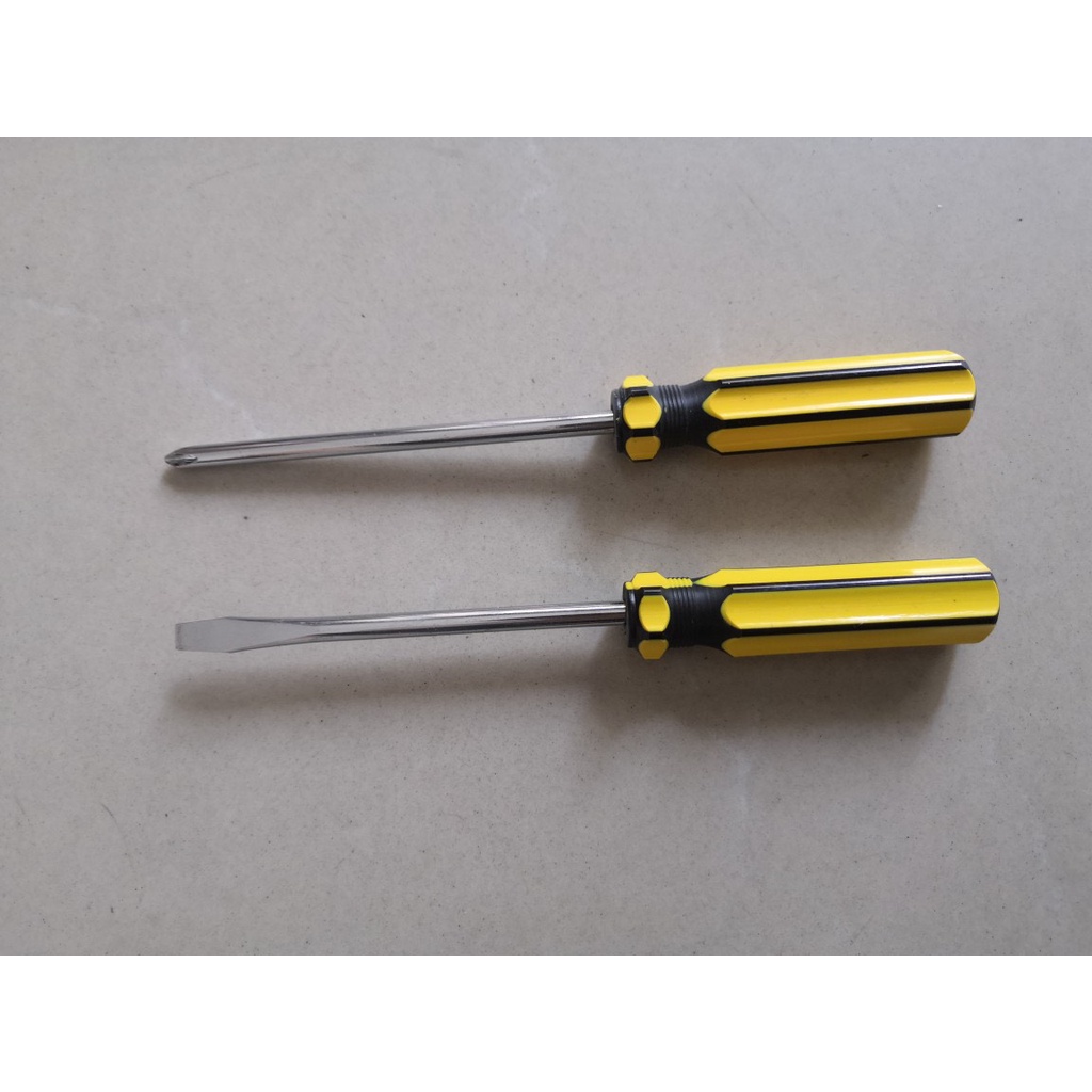 [Xả kho] Tô vít, tua vít thân 6mm, 4 cạnh và 2 cạnh (giá sốc 1c)