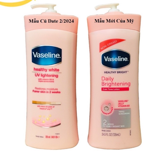 DƯỠNG THỂ VASELINE BODY LOTION 725ML CỦA MỸ