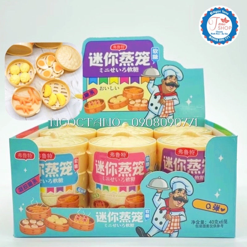 Set 4 xửng kẹo Dimsum mini siêu cute