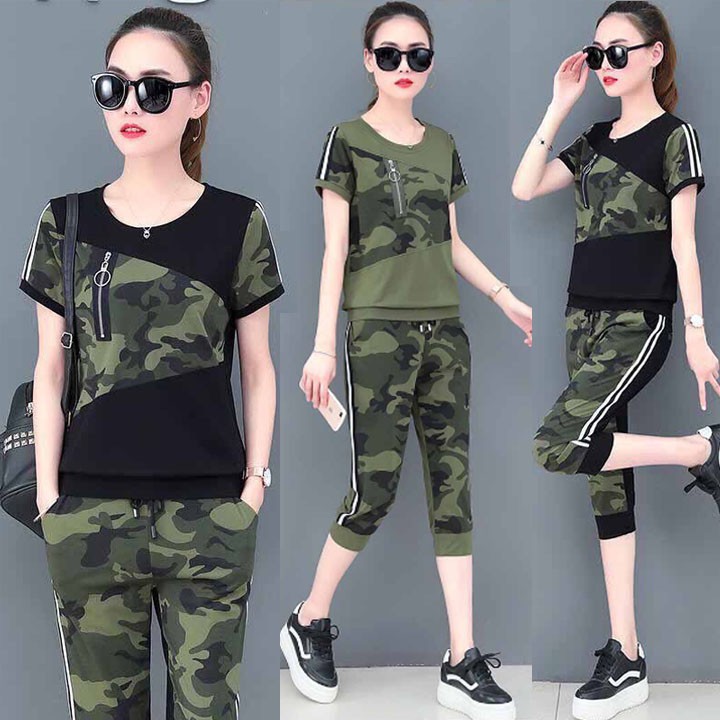 Bộ đồ thể thao phối lính cực ngầu