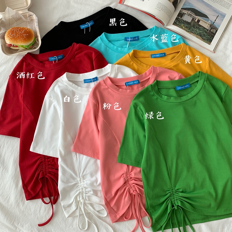 Áo Thun Nữ Tay Ngắn Phong Cách Hàn Quốc | BigBuy360 - bigbuy360.vn