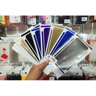 Skin dán lưng iphone đủ màu nhôm xước cao cấp