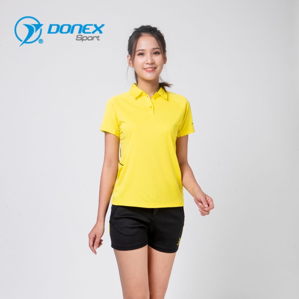 Áo Thể Thao Nữ DONEXPRO Form Regular Lên Dáng Chuẩn, Vừa Vặn Cơ thể, Chất Vải Thoải Mái, Thấm Hút Mồ Hôi Tốt AC-3394