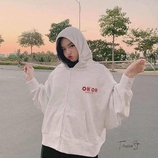 ÁO KHOÁC HOODIE DÂY KÉO OHOH UNISEX