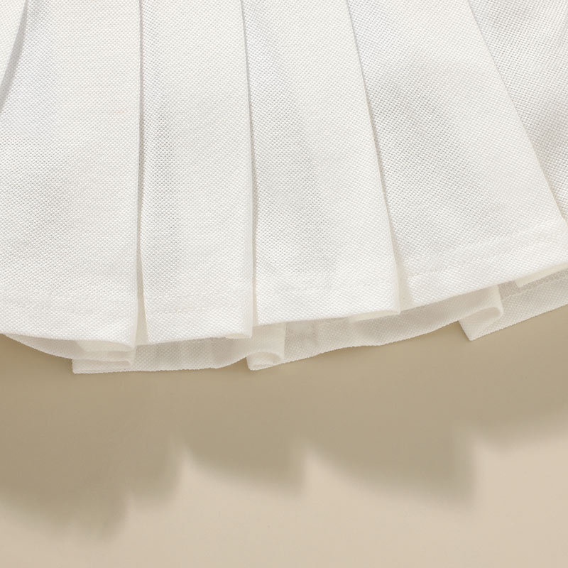 Váy xinh bé gái 1-7 tuổi đầm công chúa thời trang Ngắn Váy Polo Tay mùa hè cho bé trẻ em