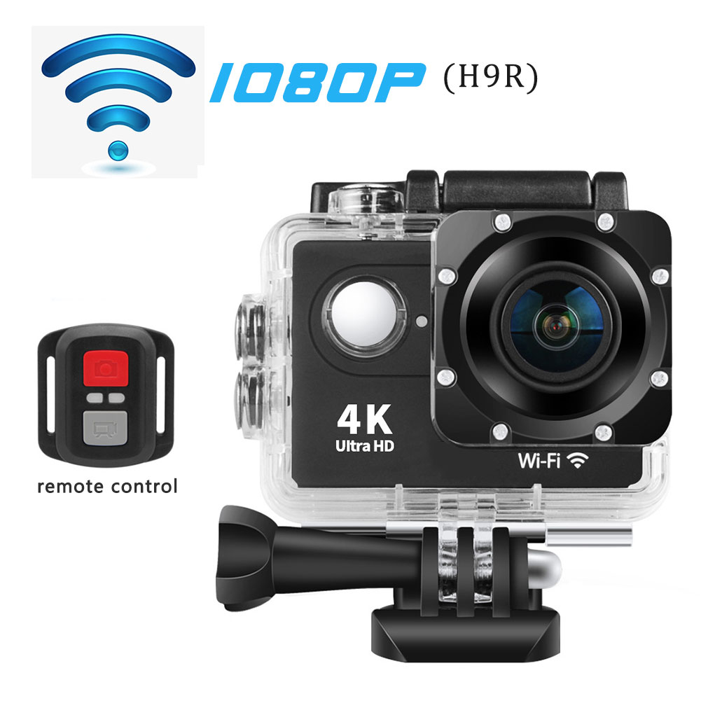 Camera hành động H9R HD 4K WiFi 2 inch 1080p / 60 khung hình / giây Bộ ghi video chống thấm nước dưới nước Bộ ghi DV