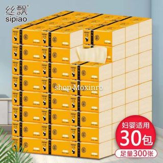 Đủ 30 gói giấy ăn, giấy ăn Moxinro, giấy ăn gấu trúc, giấy ăn sipiao, giấy vệ sinh