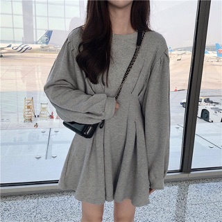 Đầm thun tay dài/ Đầm xoè