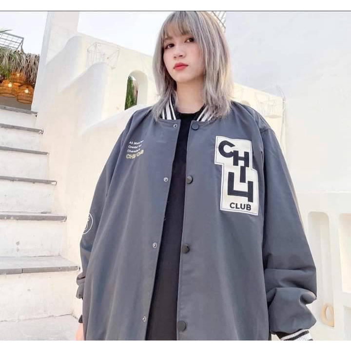 Áo khoác unisex Jacket Ulzzang số 5_Áo khoác nam nữ tay bồng basic, cá tính, hottrend