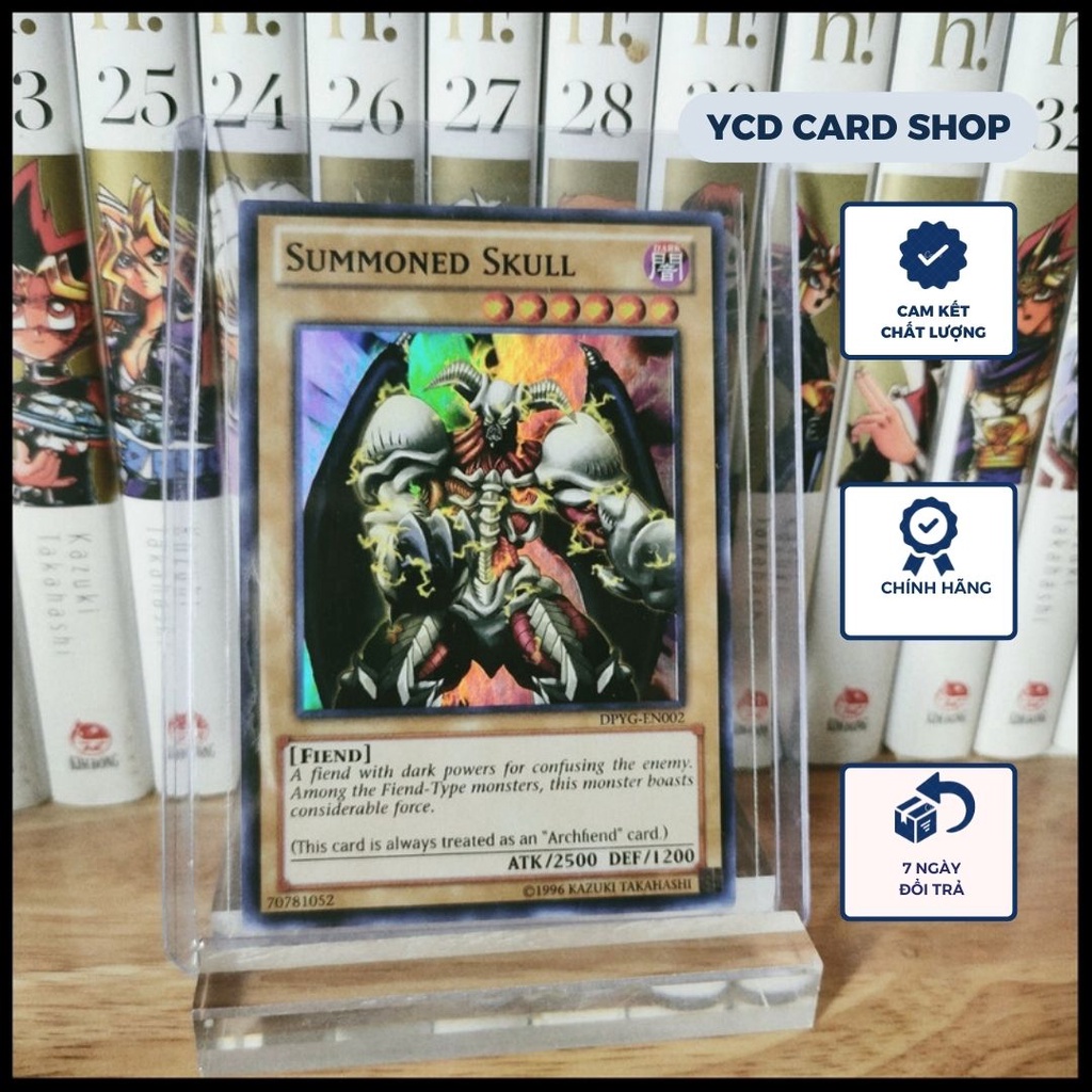Thẻ bài yugioh chính hãng Triệu hồi Demon - Summoned Skull  – SUPER RARE