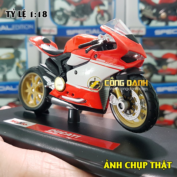 Xe Mô Hình 1:18- Ducati 1199 Superleggera