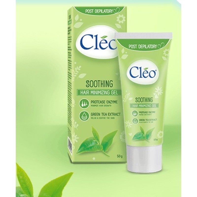 Gel Dịu Da Sau Tẩy Lông Cleo Hỗ Trợ Làm Chậm Mọc Lông 50g