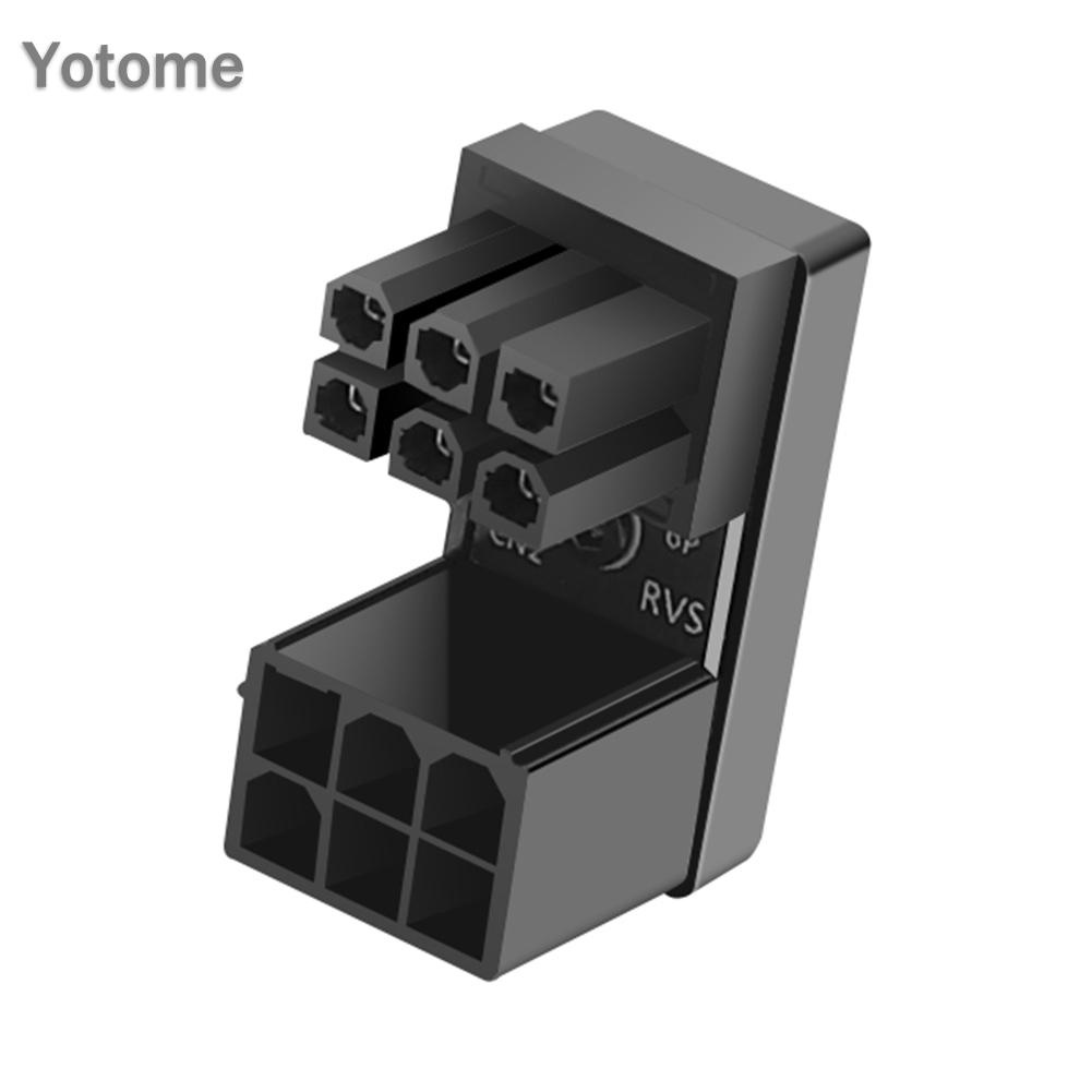 Đầu Chuyển Đổi Yotome Atx 8pin 6pin Sang 8pin 6pin 180 Độ Cho Máy Tính Để Bàn Gpu | BigBuy360 - bigbuy360.vn