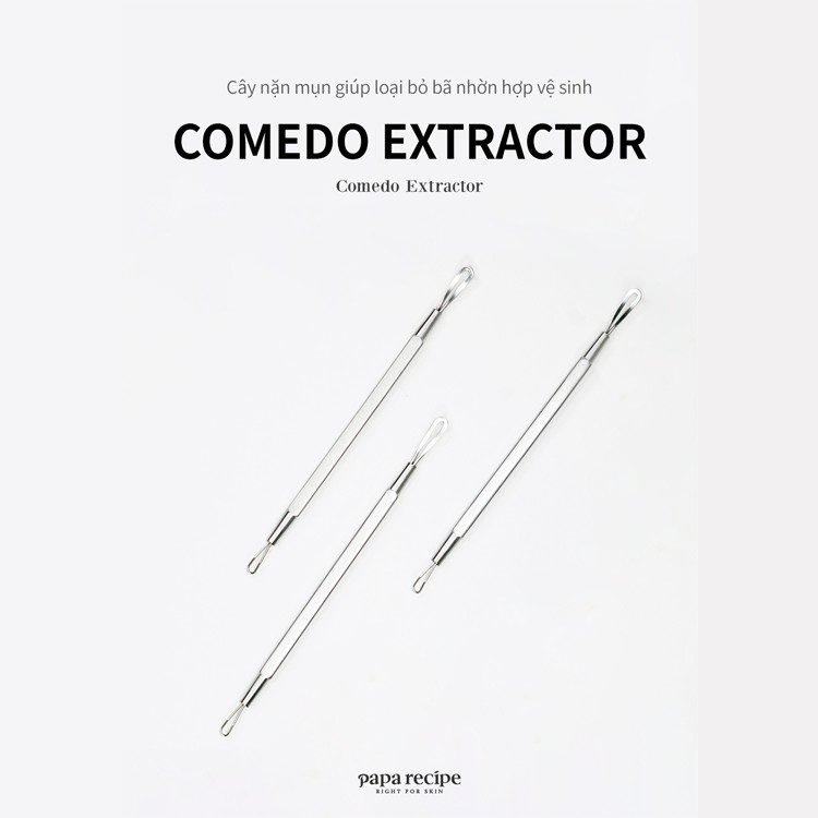 Cây Nặn Mụn 2 Đầu Paparecipe Comedo Extractor GomiMall