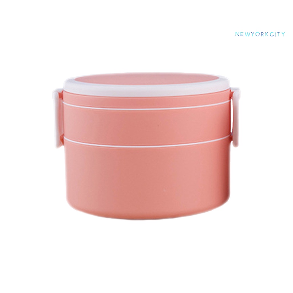 Hộp Đựng Cơm Trưa Hai Tầng Bằng Nhựa Chống Rò Rỉ Phong Cách Nhật Bản NYC 1000ML/1400ML