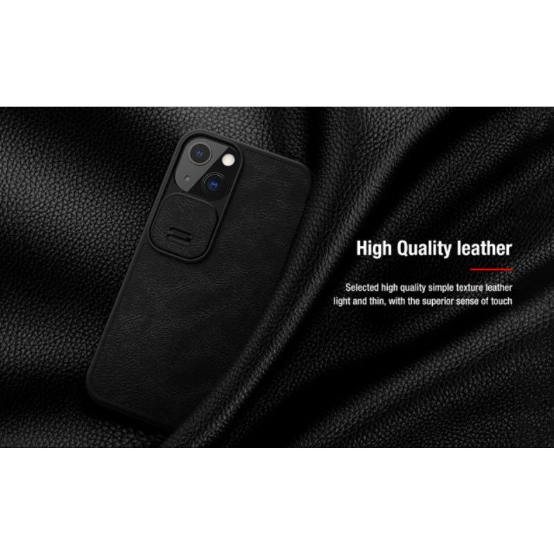 Bao da iPhone 13/ 13 Pro/ 13 Pro Max hiệu Nillkin Qin