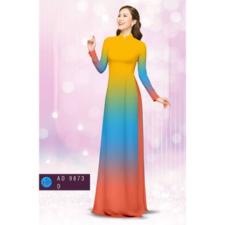 Vải Áo Dài Tằm Ý Màu Ombre