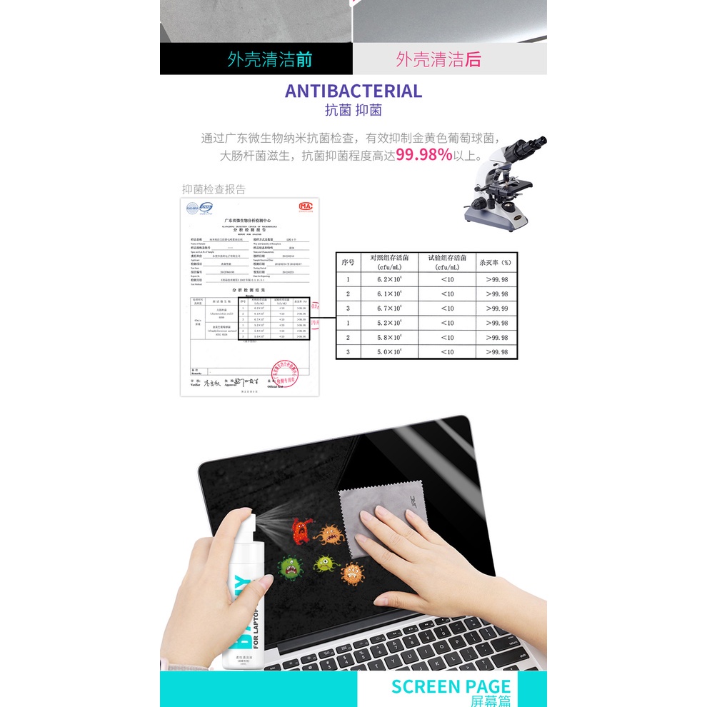 Bộ vệ sinh DIGIMIX 6 in 1 chính hãng cho Laptop, Macbook, Điện thoại,Màn hình máy tính Máy ảnh