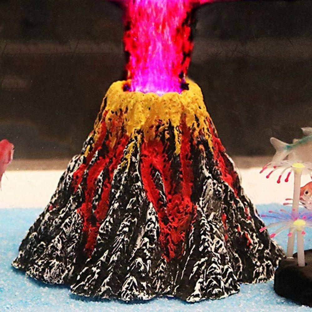 Túi Khí AUGUSTINA AUGUSTINA|Núi Lửa Phun Trào 8.5 * 5.5cm Trang Trí Bể Cá