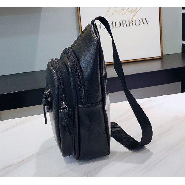 TÚI ĐEO NGANG TRƯỚC NGỰC  CHẤT DA CHỐNG CHÁY CHẤT LƯỢNG CAO -DC00 | BigBuy360 - bigbuy360.vn