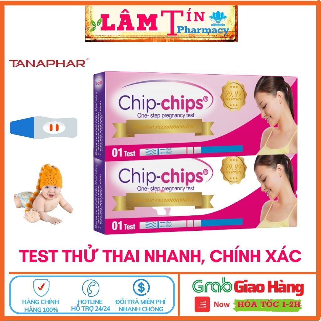 QUE THỬ THAI CHIP CHIPS - Nhanh Chóng Chính Xác 99% - Che Tên Sản Phẩm