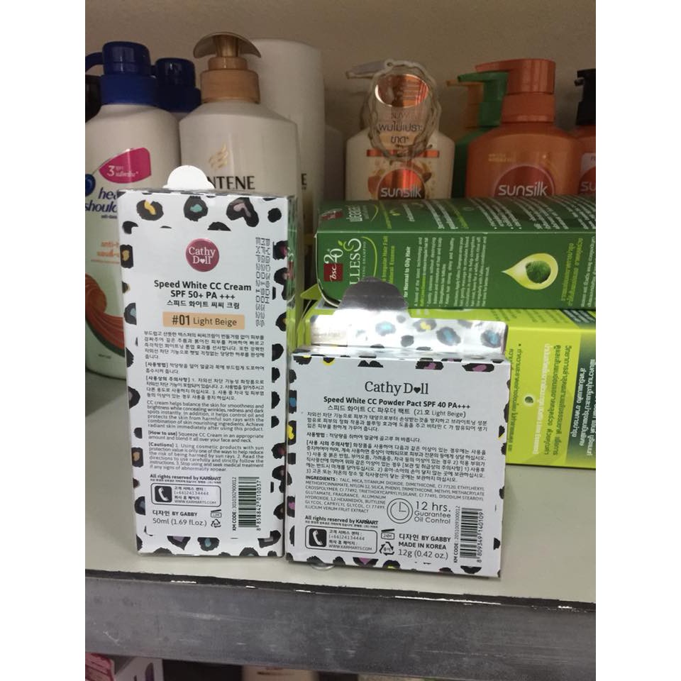 Kem nền + phấn phủ Siêu Hút Dầu Cathy Doll CC SPF40 PA+++ Thái Lan | BigBuy360 - bigbuy360.vn
