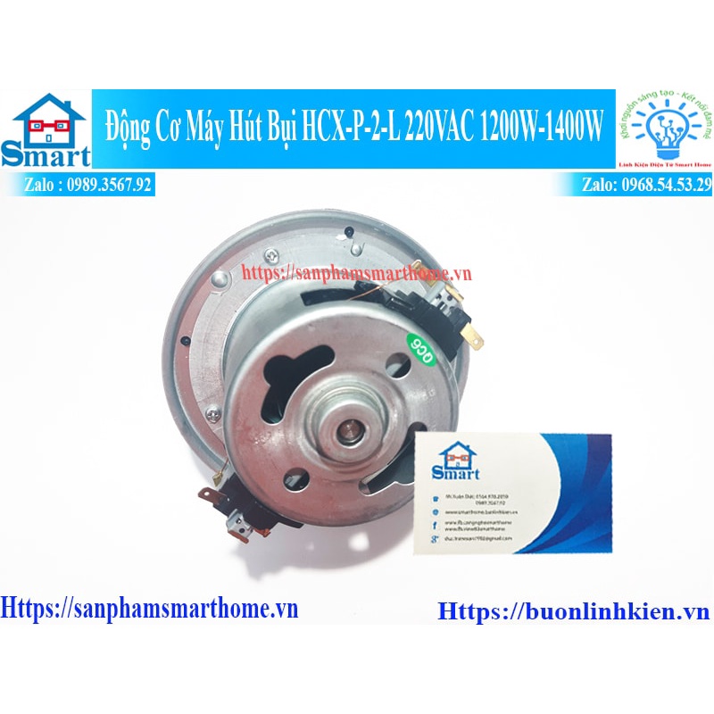 Motor động cơ máy hút bụi công suất 1200W Dây đồng