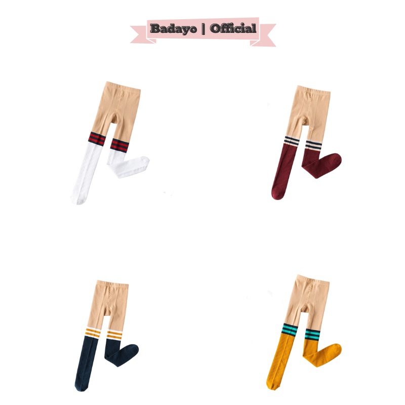 Quần tất len cổ cao giả bốt bé gái size cho bé 3-6 tuổi siêu cute dễ thương BADAYO SC292