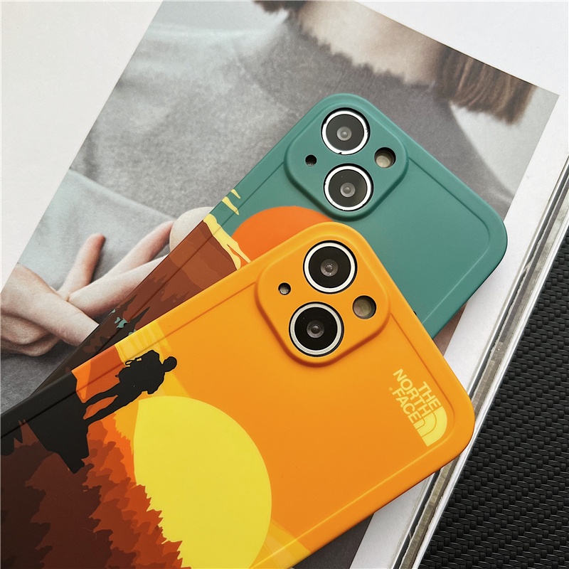 Ốp Điện Thoại Mềm In Hình Hoàng Hôn Cho iphone 12 / 15 / 14 pro max / 11 / 11 pro max 13