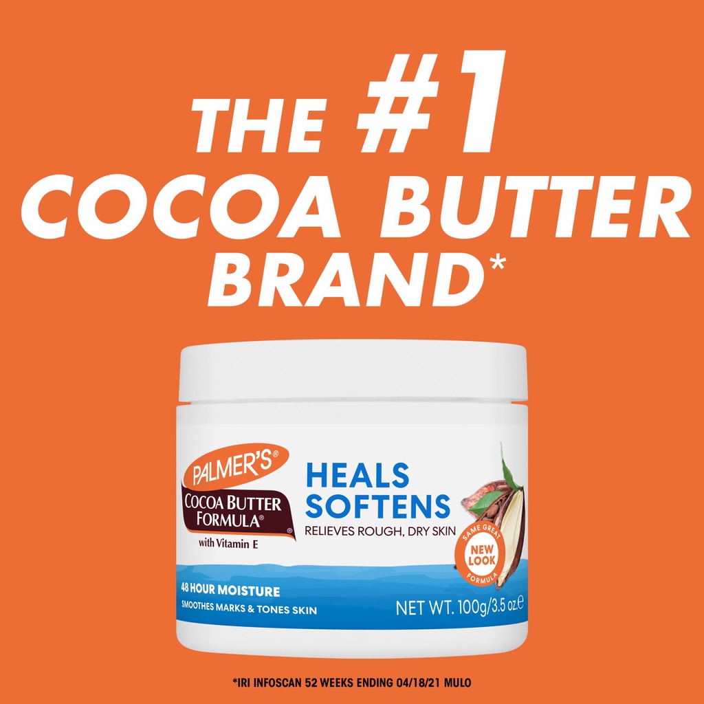 Palmers Cocoa Butter Formula with Vitamin E 100g Jar - Kem đa năng dưỡng ẩm, làm mềm, làm dịu da chàm, khô, nứt nẻ 100g