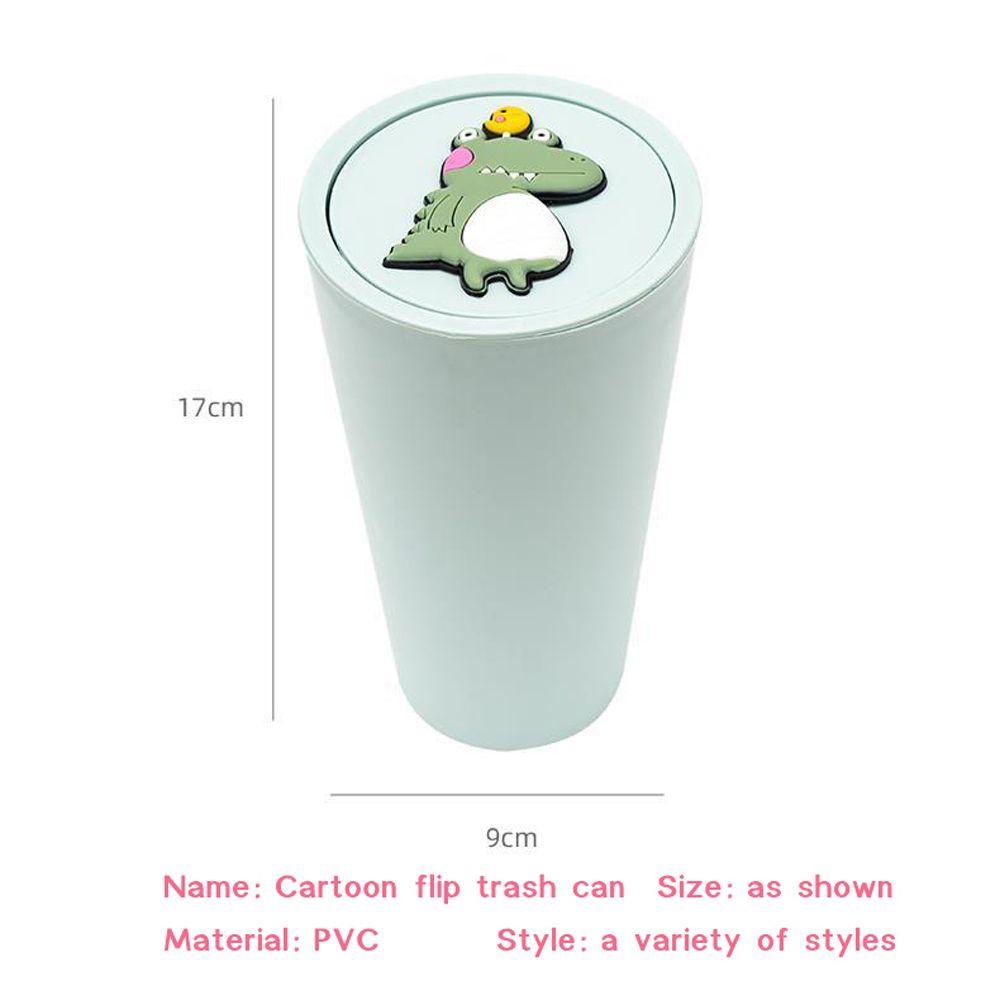 Thùng Rác Mini Có Nắp Thiết Kế Dễ Thương Tiện Dụng Cho Xe Hơi/ Văn Phòng