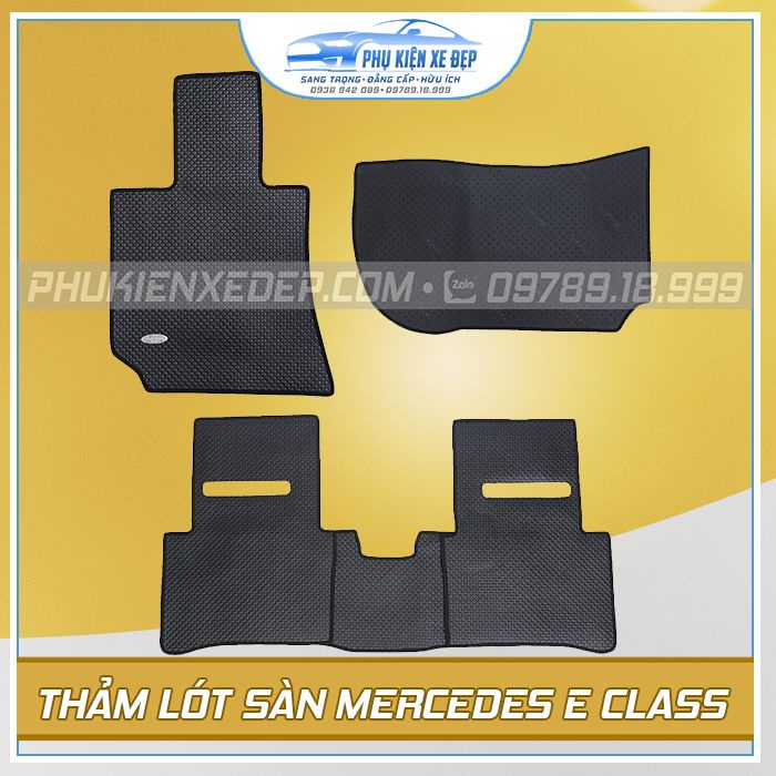 Thảm lót sàn ô tô Kata CAO CẤPcao su Thái Lan cho xe Mercedes GLC/Mercedes Benz C-Class/Benz A-Class vừa khít sàn xe