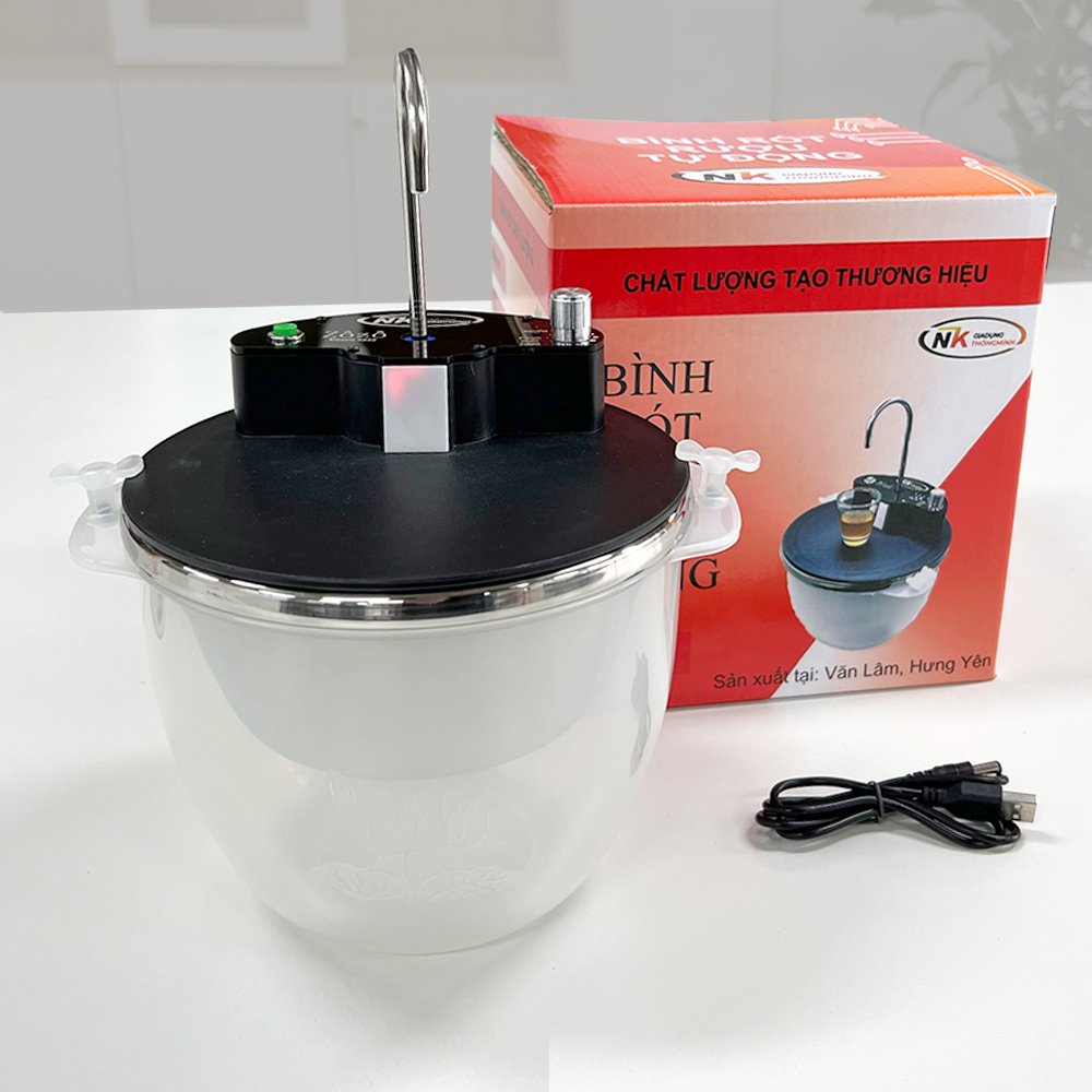 Bình Rót Rượu Cảm Ứng Tự Động Thông Minh - Bát Rót Rượu