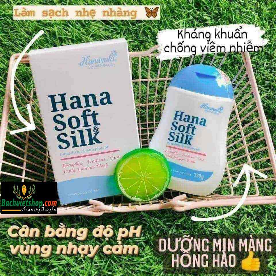 Dung dịch vệ sinh Hanayuki  VB Soft Silk - ddvs Hanayuki Hana yuki phiên bản mới