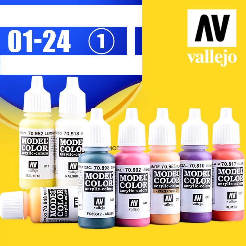 Sơn mô hình VALLEJO Model Color 17 ml ( 1-24)
