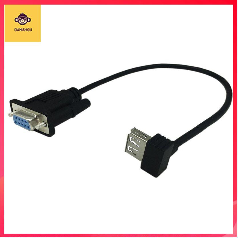 Bộ chuyển đổi cáp nối tiếp USB 2.0 A Female TO RS232 DB9 Female Serial Adapter với FTDI