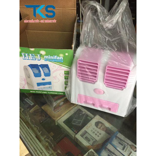 Quạt điều hòa mini có ngăn chứa đá 2 cửa thổi gió