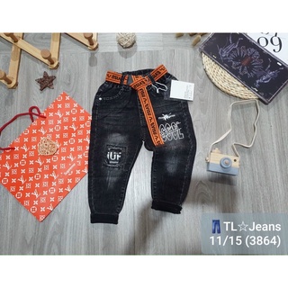 quần jean mềm co giãn cho bé trai 15-25kg
