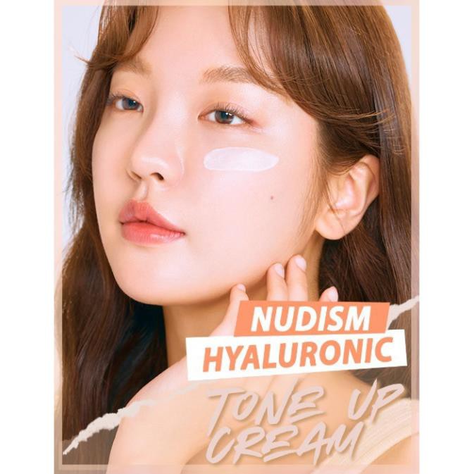 Kem dưỡng trắng da Clio Nudism Hyaluronic Tone-Up Cream Nâng tông, Bảo vệ da