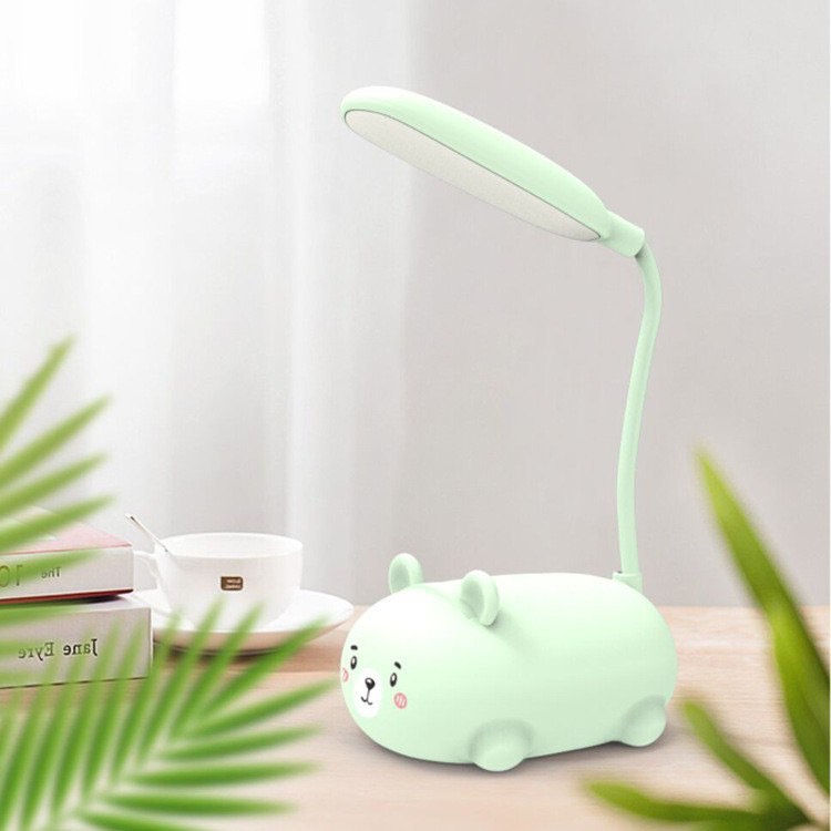 Đèn học để bàn hình thú KUTE , đèn LED kêt nối USB, đèn MINI trag trí bàn học.