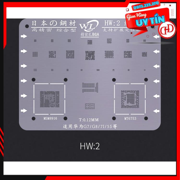 Vỉ làm chân HW:2 Full IC Huawei G7 G8 7i 5s