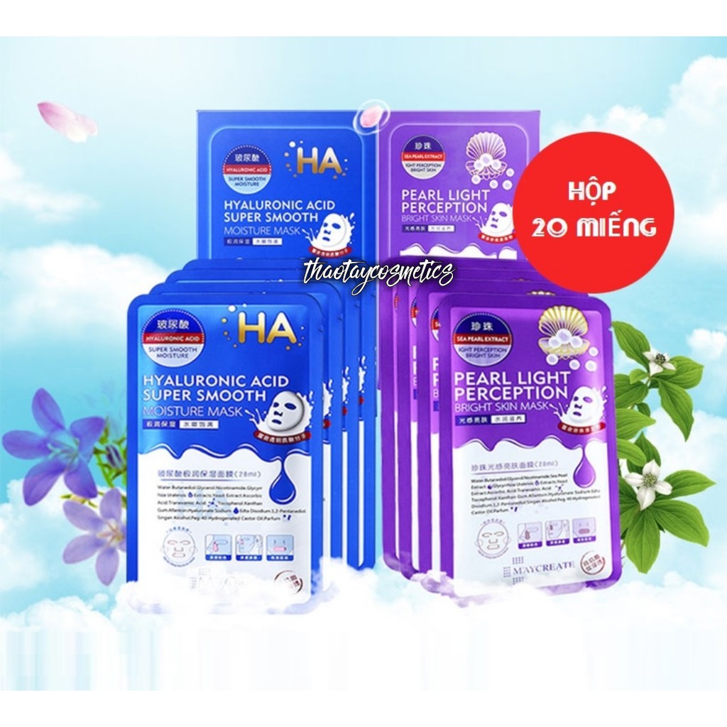 Mặt nạ HA Xanh Tím MayCreate nội địa Trung (28ml)