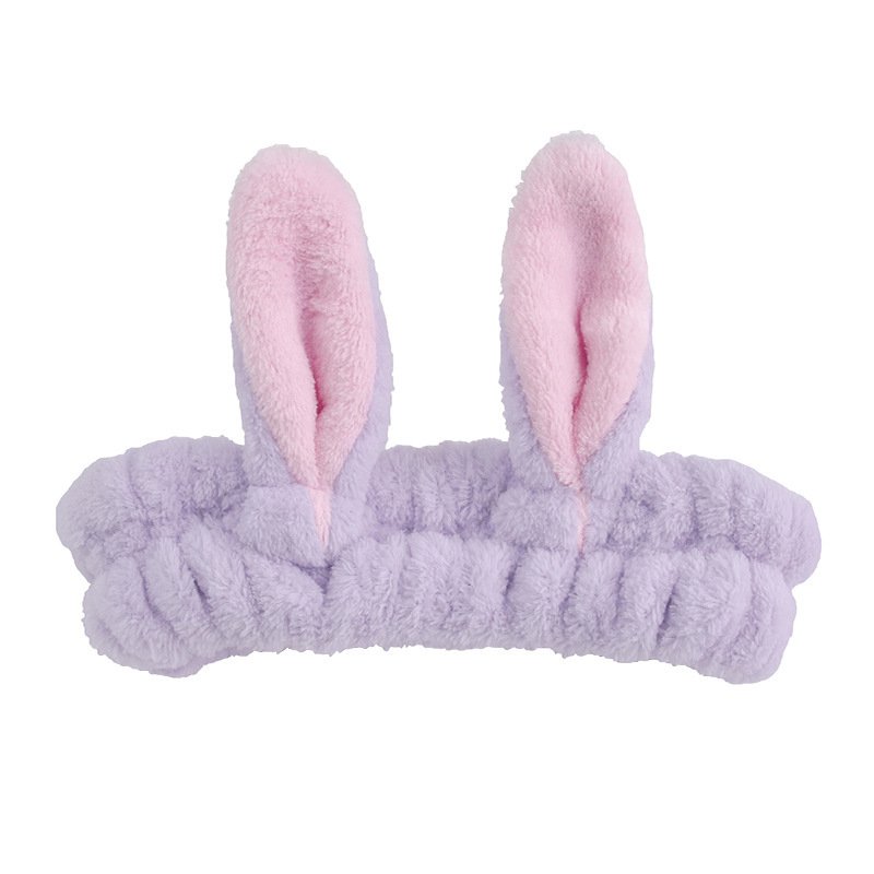 Băng Đô Vải Nỉ Bản Rộng Co Giãn In Họa Tiết Hoạt Hình Kiểu Hàn Quốc Sang Trọng