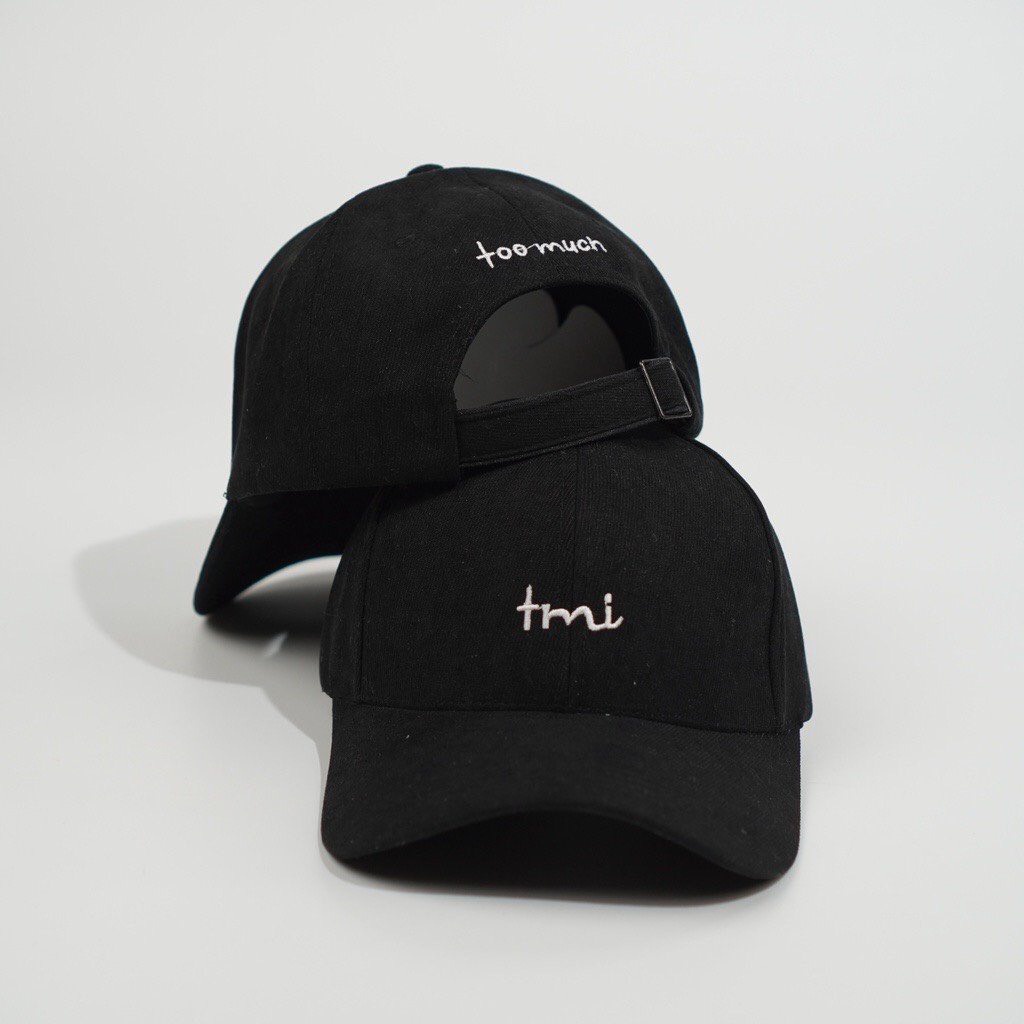 Mũ lưỡi trai Nón kết thêu chữ Tmi chất nỉ nhung cao cấp form unisex nam nữ