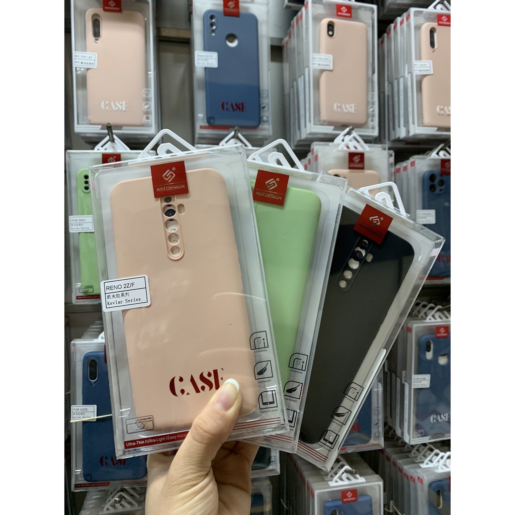 Ốp lưng dẻo màu cho Oppo Reno 2F Hiệu KT Desing Chống bám bẩn - Nhiều màu