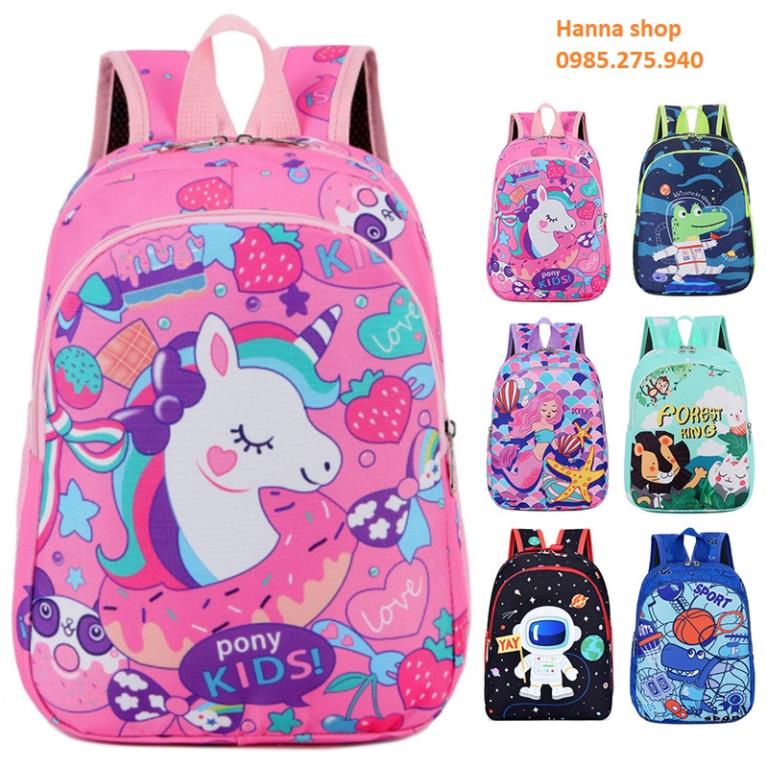Balo cho bé mẫu giáo đi học, đi chơi, hình cute ngộ nghĩnh đáng yêu - Hàng đẹp