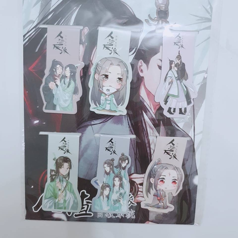 Bookmark nam châm manga 19 days ,Trấn Hồn, Ma đạo tổ sư, Thiên quan, Touken ranbu, Âm dương sư, Toàn chức cao thủ.vv.