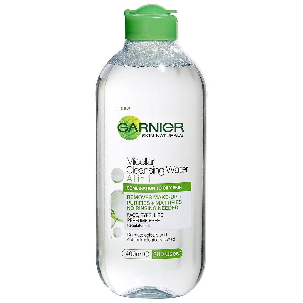 Nước tẩy trang garnier pháp 400ml, 125ml Garnier xanh lá